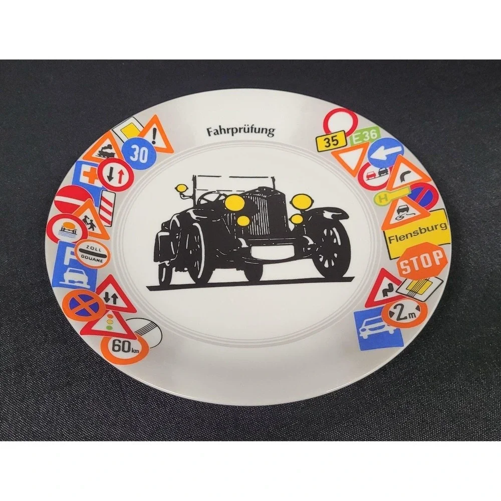 Bavaria Vohenstrauss Johann Seltmann Collector Plate Fahrprufung Automobile #402